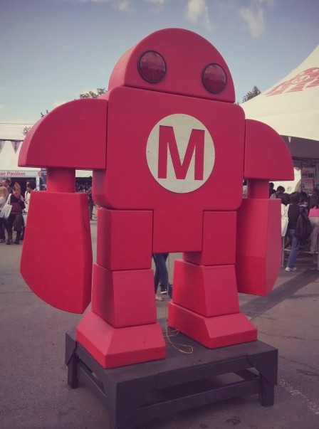 Maker Faire Robot Mascot